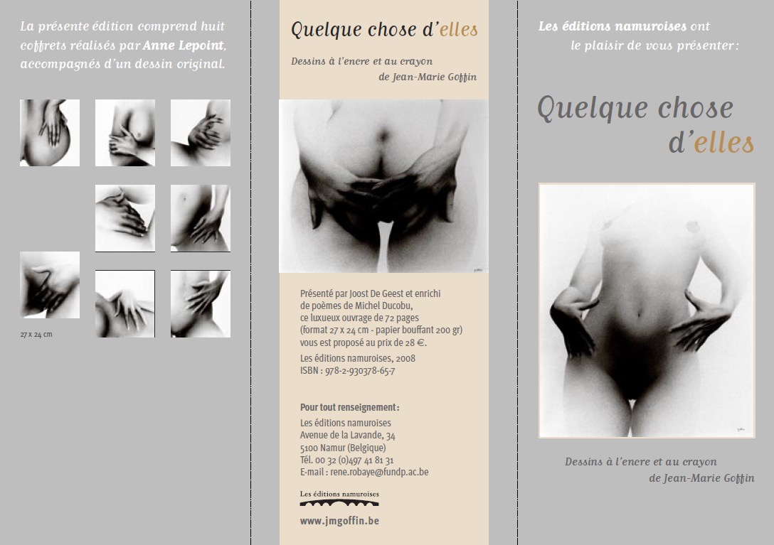pour tous contacts concernant le livre, veuillez cliquer sur un triptique